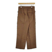 ROKU 6 BEAUTY&YOUTH PIPING PANTS 8614-202-0211 定価22000円 パイピング パンツ ブラウン レディース ロクビューティアンドユース【中古】5-0806G∞