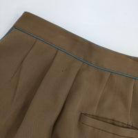 ROKU 6 BEAUTY&YOUTH PIPING PANTS 8614-202-0211 定価22000円 パイピング パンツ ブラウン レディース ロクビューティアンドユース【中古】5-0806G∞