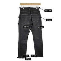 RED CARD アニバーサリーハイライズ 46403HR ジーンズ デニムパンツ ブラック レディース レッドカード【中古】5-0806G∞