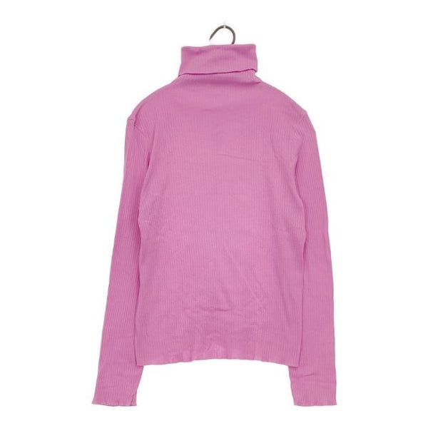 Shinzone リブ タートルネック 長袖Ｔシャツ カットソー ロンＴ ピンク レディース シンゾーン【中古】5-0806M∞