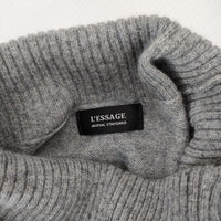 JOURNAL STANDARD L'essage カシミヤ100ハイネックプルオーバー ニット 23AW グレー ジャーナルスタンダードレサージュ【中古】5-0113T♪