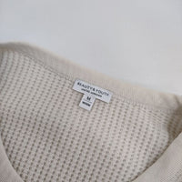 BEAUTY&YOUTH UNITED ARROWS ビッグサーマルカットソー 長袖Ｔシャツ カットソー ロンＴ ベージュ メンズ ビューティアンドユース【中古】5-0806M∞