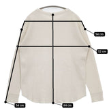 BEAUTY&YOUTH UNITED ARROWS ビッグサーマルカットソー 長袖Ｔシャツ カットソー ロンＴ ベージュ メンズ ビューティアンドユース【中古】5-0806M∞