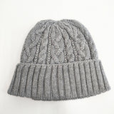 THE NORTH FACE ケーブルビーニー ニットキャップ 帽子 ニットキャップ グレー レディース ザノースフェイス【中古】5-1119T◎