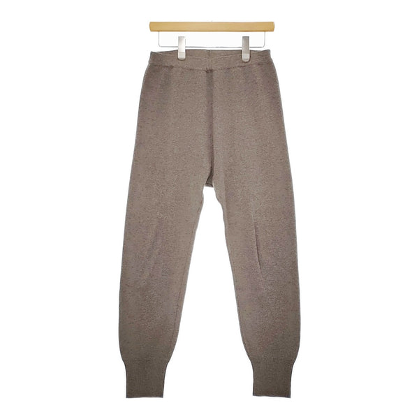 NATURAL LAUNDRY N/L 7214K-081 サイズ2 ニット ウールコットン イージー パンツ ブラウン レディース ナチュラルランドリー【中古】5-0117T♪