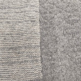 ease イーズ ニットパッチワーク マフラー スヌード グレー レディース【中古】5-1119T◎