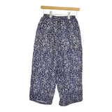 R&D.M.Co- 未使用品 IRISH アイリッシュリネンイージーパンツ 4730 定価38500円 ネイビー レディース オールドマンズテーラー【中古】5-0309M♪