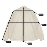 YAECA コンフォートシャツ スナップボタン M 長袖シャツ ベージュ レディース ヤエカ【中古】5-0806M∞