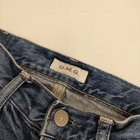 DMG レグレットパンツ 定価14300円 加工 ジーンズ デニムパンツ ブルー レディース ディーエムジー/ドミンゴ【中古】5-0806G∞