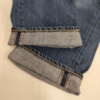 DMG レグレットパンツ 定価14300円 加工 ジーンズ デニムパンツ ブルー レディース ディーエムジー/ドミンゴ【中古】5-0806G∞