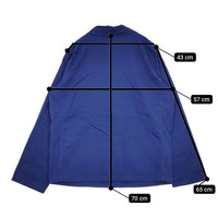 agnes b. ワークジャケット コットン サイズ42 ジャケット ブルー レディース アニエスベー【中古】5-0806M∞