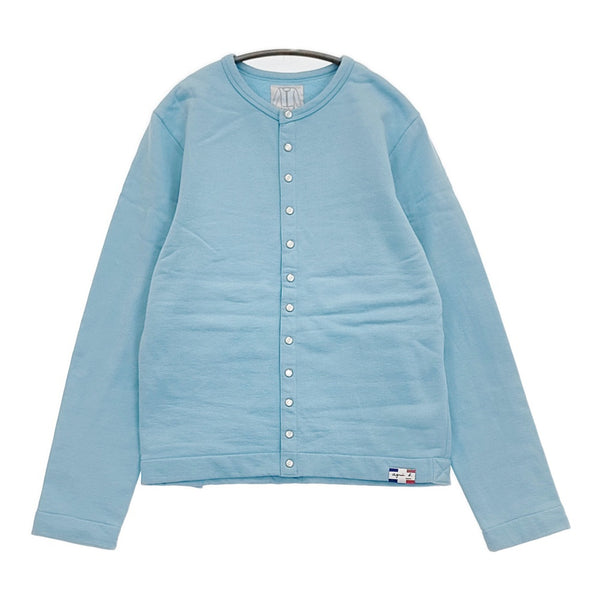 agnes b. カーディガンプレッション スナップボタン ez78m001 サイズ0 クルーネック ライトブルー メンズ アニエスベー【中古】5-0920T♪