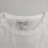 agnes b. Louise Bourgeois ルイーズ ブルジョア 定価16500円　SEO4 TS BRANDO アーティスト T 半袖Ｔシャツ カットソー ホワイト メンズ アニエスベー【中古】5-0517S∞