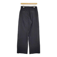 MARGARET HOWELL/FOX BROTHERS SUMMER WOOL トラウザー 定価49500円 Super120s パンツ 21AW ネイビー レディース マーガレットハウエル/フォックスブラザーズ【中古】5-0806G∞