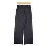 MARGARET HOWELL/FOX BROTHERS SUMMER WOOL トラウザー 定価49500円 Super120s パンツ 21AW ネイビー レディース マーガレットハウエル/フォックスブラザーズ【中古】5-0806G∞
