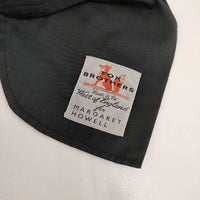 MARGARET HOWELL/FOX BROTHERS SUMMER WOOL トラウザー 定価49500円 Super120s パンツ 21AW ネイビー レディース マーガレットハウエル/フォックスブラザーズ【中古】5-0806G∞