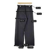 MARGARET HOWELL/FOX BROTHERS SUMMER WOOL トラウザー 定価49500円 Super120s パンツ 21AW ネイビー レディース マーガレットハウエル/フォックスブラザーズ【中古】5-0806G∞