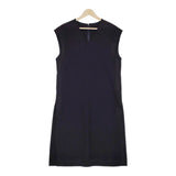 DRESSTERIOR 085-53072 NOBILIA ウール混スリットワンピース 定価34100円 ワンピース ネイビー レディース ドレステリア【中古】5-0128T♪