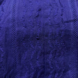 NE QUITTEZ PAS Cotton Jacquard Embroidery Dress 刺繍 インド製 コットン ワンピース ブルー レディース ヌキテパ【中古】5-0525S△