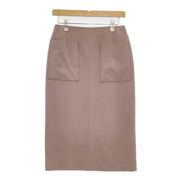 Demi-Luxe BEAMS タイトスカート 定価16000円 68-27-0421-002 ロングスカート ピンクベージュ レディース デミルクス ビームス【中古】5-0806M∞