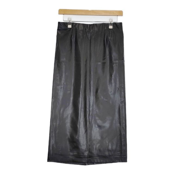 MUSE de Deuxieme Classe P-leather タイトスカート 定価22000円 フェイクレザー ロングスカート ブラック レディース ミューズドゥドゥーズィエムクラス【中古】5-0806M∞