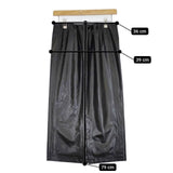 MUSE de Deuxieme Classe P-leather タイトスカート 定価22000円 フェイクレザー ロングスカート ブラック レディース ミューズドゥドゥーズィエムクラス【中古】5-0806M∞