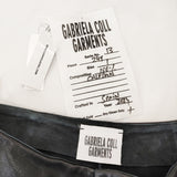 GABRIELA COLL GARMENTS NO249 LEATHER FULL TROUSERS 定価165000円 レザーパンツ 24SS ブラック ガブリエラコールガーメンツ【中古】5-0113T♪