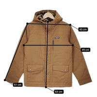 patagonia キッズ・インファーノ・ジャケット STY68460FA20 サイズXL 裏ボア ブルゾン ブラウン レディース パタゴニア【中古】5-0128T♪