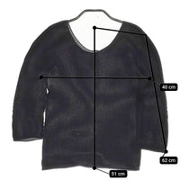 me ISSEY MIYAKE MI41F-J004 カットソー ブラック レディース ミー イッセイミヤケ【中古】5-0411M♪