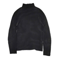 me ISSEY MIYAKE ハイネック MI41FJO001 MI41FJ001 長袖 カットソー ブラック レディース ミー イッセイミヤケ【中古】5-0707M△