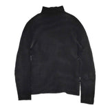 me ISSEY MIYAKE ハイネック MI41FJO001 MI41FJ001 長袖 カットソー ブラック レディース ミー イッセイミヤケ【中古】5-0707M△