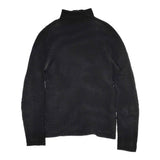 me ISSEY MIYAKE ハイネック MI41FJO001 MI41FJ001 長袖 カットソー ブラック レディース ミー イッセイミヤケ【中古】5-0707M△