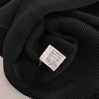 me ISSEY MIYAKE ハイネック MI41FJO001 MI41FJ001 長袖 カットソー ブラック レディース ミー イッセイミヤケ【中古】5-0707M△