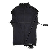 me ISSEY MIYAKE ハイネック MI41FJO001 MI41FJ001 長袖 カットソー ブラック レディース ミー イッセイミヤケ【中古】5-0707M△