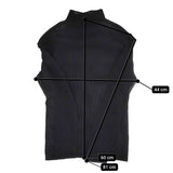 me ISSEY MIYAKE ハイネック MI41FJO001 MI41FJ001 長袖 カットソー ブラック レディース ミー イッセイミヤケ【中古】5-0707M△