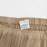 PLEATS PLEASE ISSEY MIYAKE PP41-JK607 サイズ3 プリーツ ドローコード ロングスカート ベージュ レディース プリーツプリーズ【中古】5-0216M♪