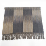 JURGEN LEHL ウールシルク J0113ESF08 大判 マフラー マフラー ダークブラウン レディース ヨーガンレール【中古】5-1119T◎