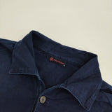 45R/45rpm 藍染 長袖 RN100802 コットン 日本 カットソー ネイビー レディース フォーティーファイブアールピーエム【中古】5-0707M△