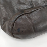 ebagos FROM THE WINDOW Eワッペン シープレザー 2way ハンドバッグ ブラウン レディース エバゴス【中古】5-0804G◎