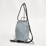SPACE_SPACE　スペーススペース DRAWSTRING BAG ショルダーポーチ ショルダーバッグ グレー レディース【中古】5-0827G∞