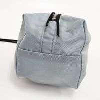 SPACE_SPACE　スペーススペース DRAWSTRING BAG ショルダーポーチ ショルダーバッグ グレー レディース【中古】5-0827G∞