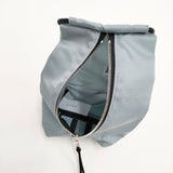 SPACE_SPACE　スペーススペース DRAWSTRING BAG ショルダーポーチ ショルダーバッグ グレー レディース【中古】5-0827G∞