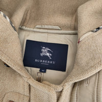 BURBERRY LONDON FN071-755-40 サイズ40 ウール ダッフルコート ベージュ レディース バーバリーロンドン【中古】5-0128A♪