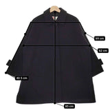 Traditional Weatherwear MALTON 定価64900円 メルトン ステンカラーコート 24AW 黒 レディース トラディショナルウェザーウェア【中古】5-0131A♪