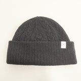 halo commodity ハロ コモディティー Stratus Cable Watch 定価5500円 帽子 ニットキャップ ブラック レディース【中古】5-1119T◎