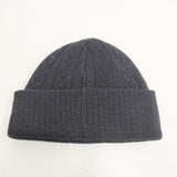 halo commodity ハロ コモディティー Stratus Cable Watch 定価5500円 帽子 ニットキャップ ブラック レディース【中古】5-1119T◎