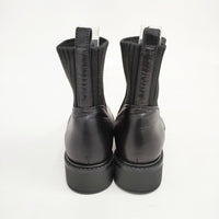 unisa ウニサ レザー サイドゴアブーツ サイズ35 ブーツ ブラック レディース【中古】5-0809G◎