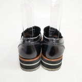 Pertini レザー サイズ35 ローファー ブラック レディース ペルティニ【中古】5-0809G◎