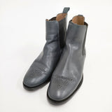 Pertini レザー サイドゴアブーツ サイズ35 ブーツ ネイビー レディース ペルティニ【中古】5-0809G◎