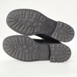 JIMMY CHOO レザー スタッズ付き エンジニアブーツ サイズ35 1/2 ブーツ ブラック レディース ジミーチュウ【中古】5-0313G◎